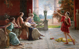 The Recital - Guglielmo Zocchi - Italian Art Painting