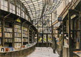 The Bortier Gallery (La Galerie Bortier) - Paul Delvaux - Architectural Art Painting