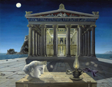 The Temple (Le Temple) - Paul Delvaux - Surrealism Painting