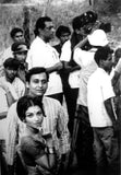 Aranyer Din Ratri (Days and Nights in the Forest) - Soumitra Chatterjee - Satyajit Ray Bengali Movie Shooting Poster
