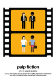 Pulp Fiction - John Travolta and Samuel Jackson - Quentin Tarantino - Hollywood Cult Movie Poster