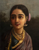 Portrait - Radha in the Moonlight - Raja Ravi Varma