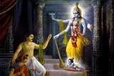 Indian Art - Krishna Painting - Birth Of Lord Krishna (Janmastmi)
