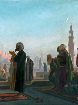 Evening Prayers - Jean-Leon Gerome - Orientalist Art Painting