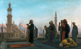 Evening Prayers - Jean-Leon Gerome - Orientalist Art Painting