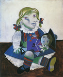 Pablo Picasso - Portrait De Maya à La Poupée - Maya with Her Doll