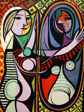 Pablo Picasso - Jeune Fille Devant Un Miroir - Girl Before a Mirror