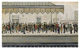L S Lowry - The Station Platform