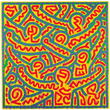 The Political Line (1989) - Keith Haring - Pop Art Painting