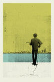 Music And Musicians Collection - Bob Dylan Retro Poster