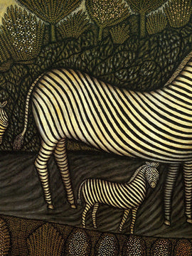 Morris Hirshfield - Zebras