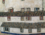 House Wall With Windows - Egon Schiele