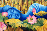 Sleeping Buddha - Painting