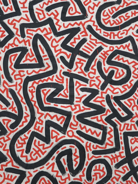 Moses And The Burning Bush - Keith Haring - Pop Art Painting