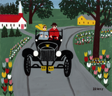 Model T Ford - Maud Lewis - Folk Art Painting
