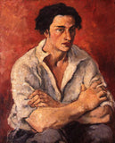 Indian Art - Amrita Sher-Gil - Portrait Of A Young Man