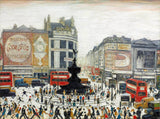 Piccadilly Circus London - L S Lowry