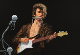 Music And Musicians Collection - Bob Dylan Painting - Bob Dylan At Newport