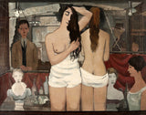 The Ladies’ Hairdresser - Paul Delvaux - Surrealism Painting