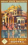 Visit India - Mathura - Vintage Travel Poster