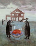 Bird Bath - Leonora Carrington - Surrealism Art Painting