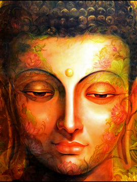 Acrylic Painting - Beautiful And Divine Buddha
