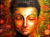 Acrylic Painting - Beautiful And Divine Buddha