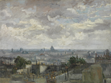 View Of Paris - Vincent Van Gogh