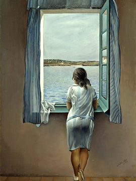 Salvador Dali - Figura en una ventana (Girl At The Window) 1925