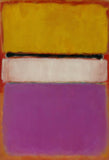 White Center (Yellow, Pink And Lavender On Rose) - Mark Rothko Color Field Painting