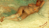 Reclining Nude (Liggend Naakt) - Vincent Van Gogh - Painting