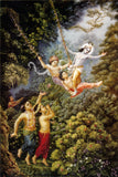 Indian Art - Krishna Painting - Krishna With Cowherd Boys In Vrindavan