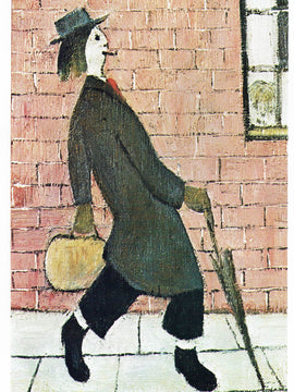 Father Going Home - L S Lowry