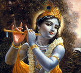 Indian Art - Painting - Krishna Playing Flute 3