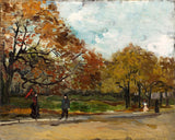 The Bois de Boulogne With People Walking - Vincent van Gogh