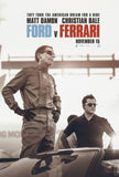 Ford Vs Ferrari - Christian Bale - Matt Damon - Le Mans 66 - Hollywood English Action Movie Poster