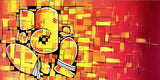 Ganesha Contemporary Abstract Painting