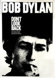 Retro Vintage Music Poster - Bob Dylan - Dont Look Back