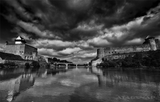 Ivangorod And Hermann Castles - Art Print