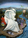 The Temptation Of ST. Anthony - Leonora Carrington - Surrealist Painting Masterpiece