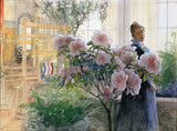 Azalea Flowers - Carl Larsson - Floral Painting