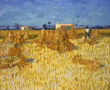 Corn Harvest In Provence - Vincent Van Gogh Painting