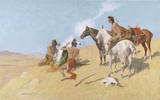 The Smoke Signal - Frederic Remington