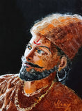 Chhatrapati Shivaji Raje Bhosale - Portrait Painting Poster