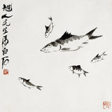 Qi Baishi (Beijing) - Five Fish