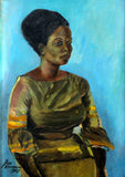 Ben Enwonwu - Potrait Of A Lady 1967