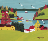 Sandy Cove - Maud Lewis - Folk Art Painting