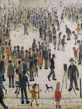 L S Lowry  - Marketplace