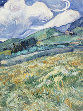Landscape From Saint-Rémy - Vincent van Gogh