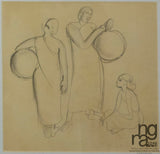 Untitled - Sketch Of Two Women Carrying Pots